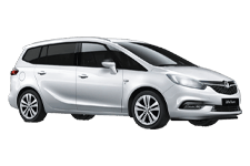Car Hire Gloucester - Vauxhall Zafira 5 + 2 - Minibus hire Gloucester